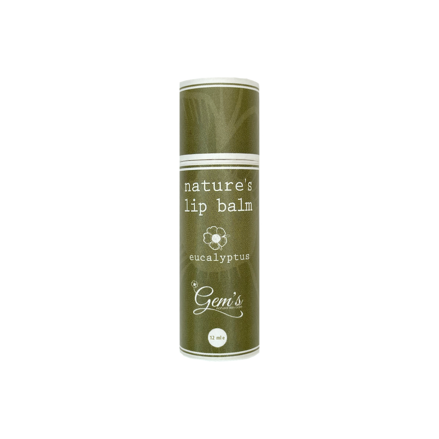 Nature's Lip Balm - Eucalyptus — Gem's Natural Skin Care